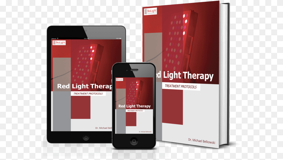 Red Light Therapy Treatment Protocols Ebook 2nd Edition Technology Applications, Electronics, Mobile Phone, Phone Png