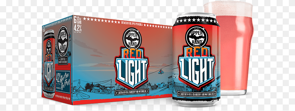 Red Light Upper Hand Brewery Language, Alcohol, Beer, Beverage, Lager Png