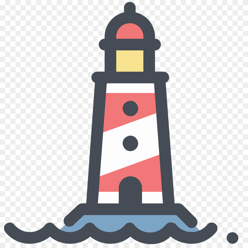 Red Lighthouse Icon, Architecture, Building, Tower, Beacon Free Png Download