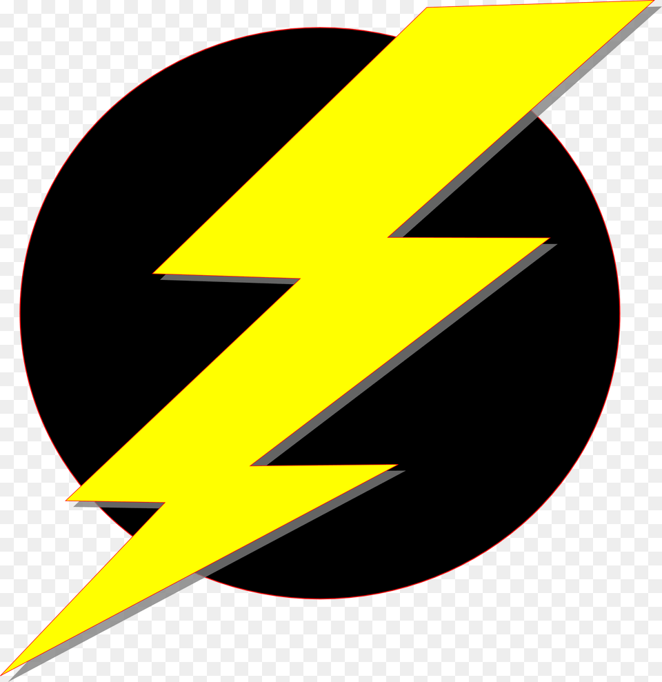 Red Lightning Bolt, Logo, Symbol Free Png