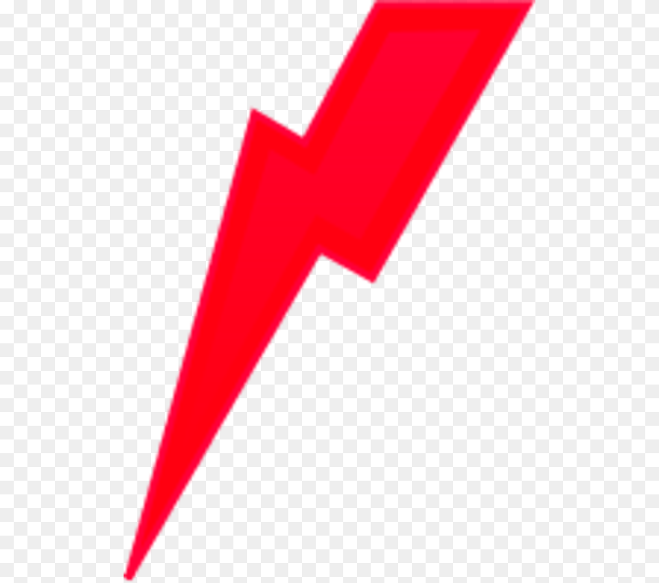 Red Lightning Bolt Clipart, Person, Light, Weapon Png