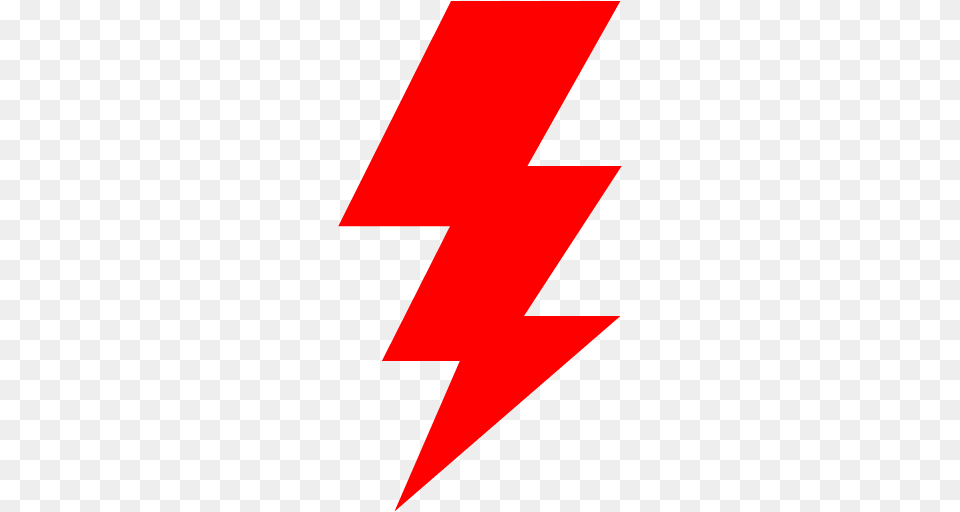 Red Lightning Bolt Icon, Logo, Symbol, Text Free Png Download