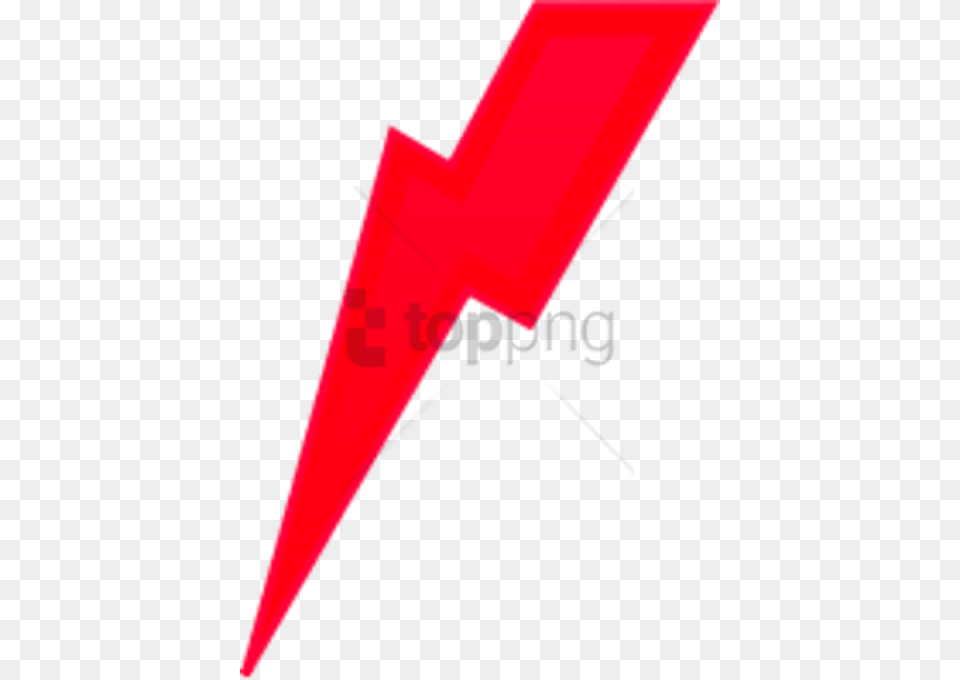 Red Lightning Bolt Image With Transparent Red Lightning Bolt Clipart, Dynamite, Weapon Free Png Download