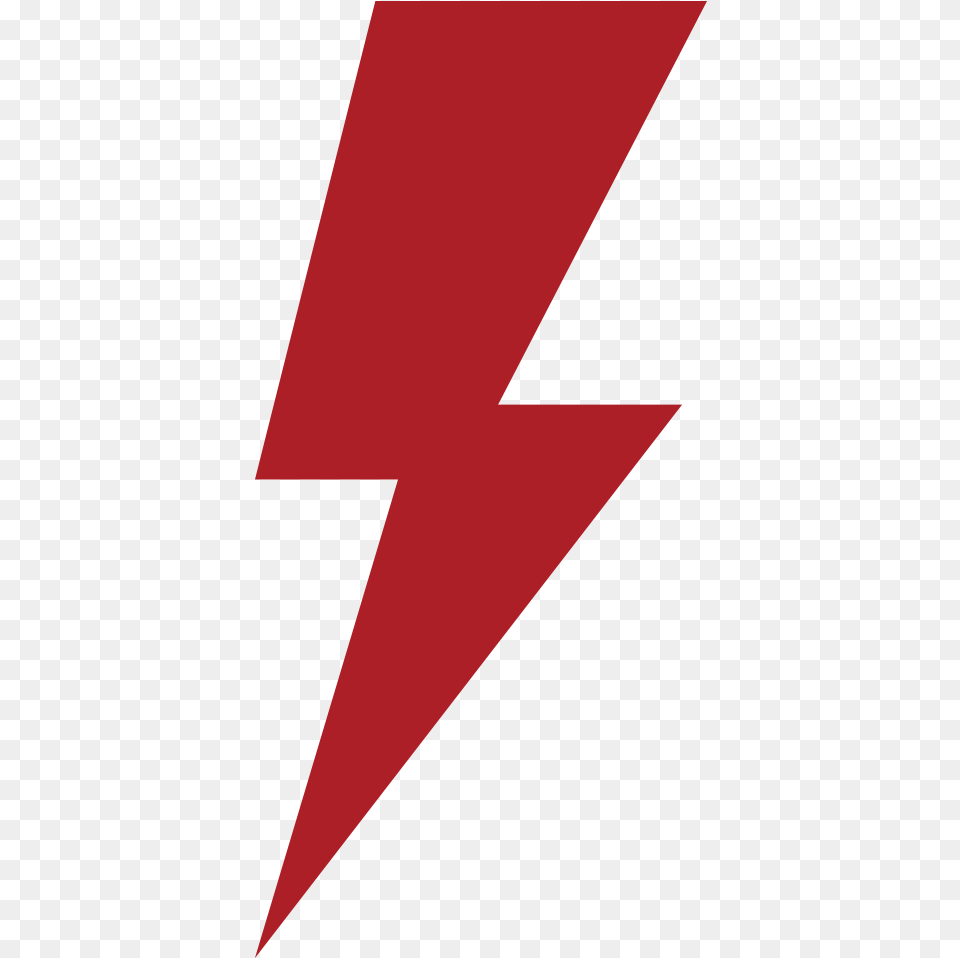 Red Lightning Logo, Triangle Png