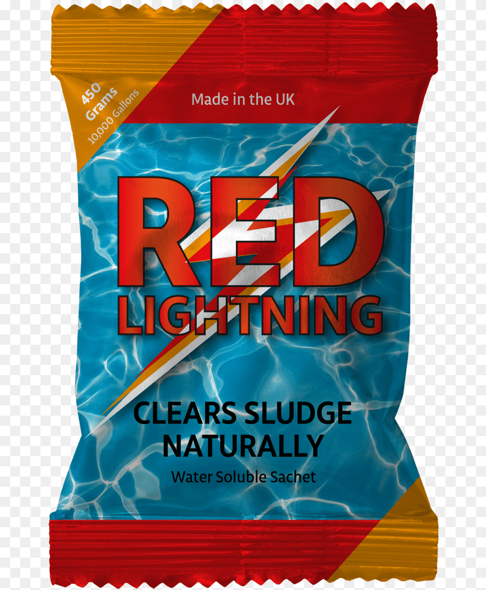 Red Lightning Pond Sludge Removal Snack, Advertisement, Poster, Food, Sweets Free Png Download