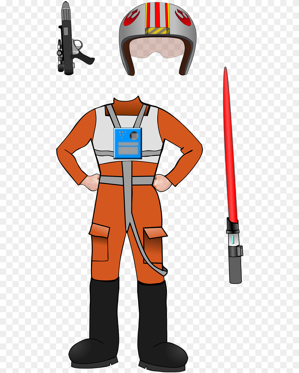 Red Lightsaber, Helmet, Boy, Child, Male Free Transparent Png