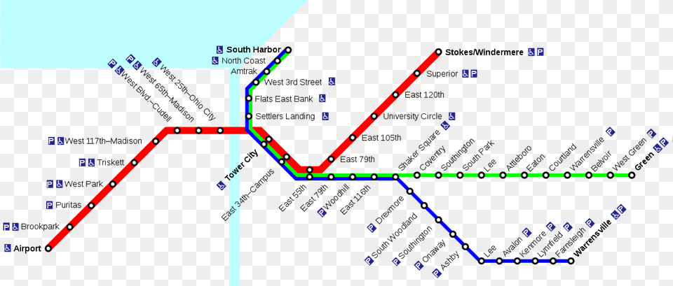 Red Line Cleveland, Chart Free Transparent Png