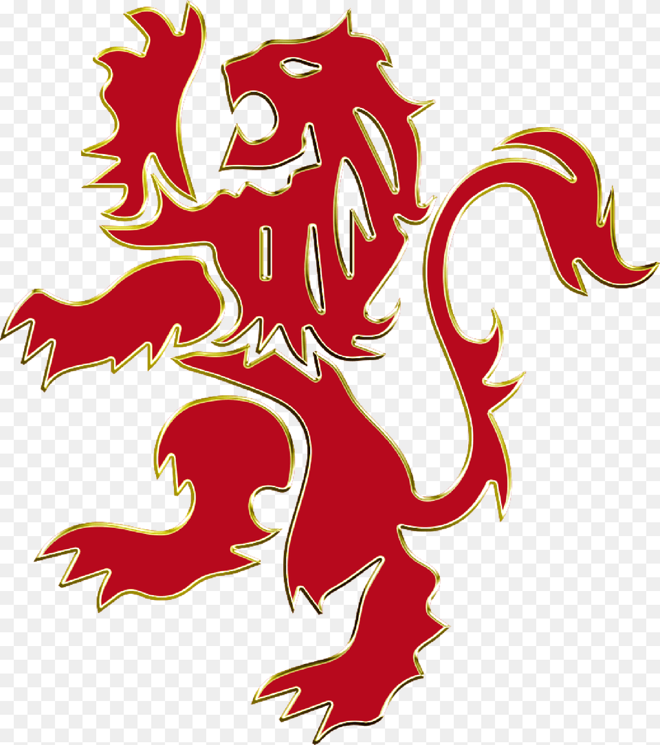 Red Lion Optics Red Lion Logo, Dragon Free Png