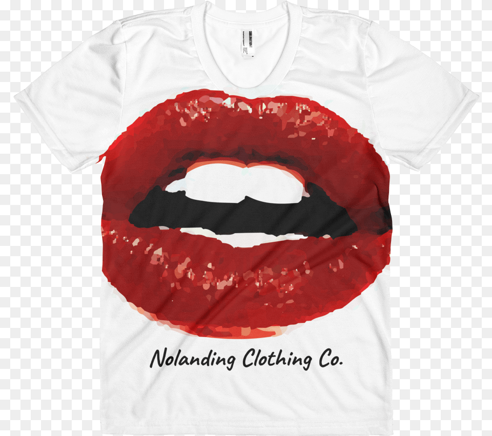 Red Lips, Clothing, T-shirt, Body Part, Mouth Free Transparent Png