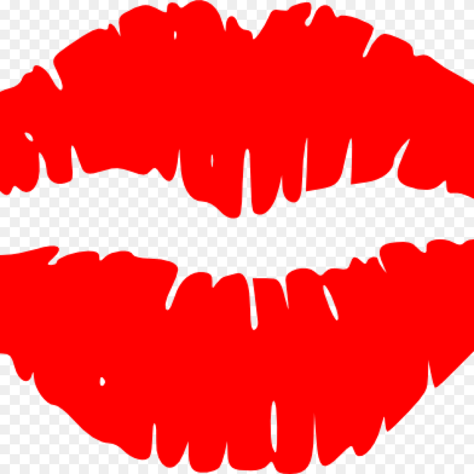 Red Lips Clipart Kissing Cloud, Body Part, Mouth, Person, Teeth Free Png Download