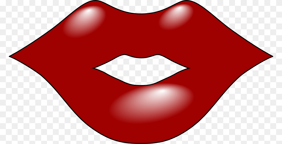 Red Lips Large Size, Body Part, Mouth, Person, Cosmetics Free Png Download