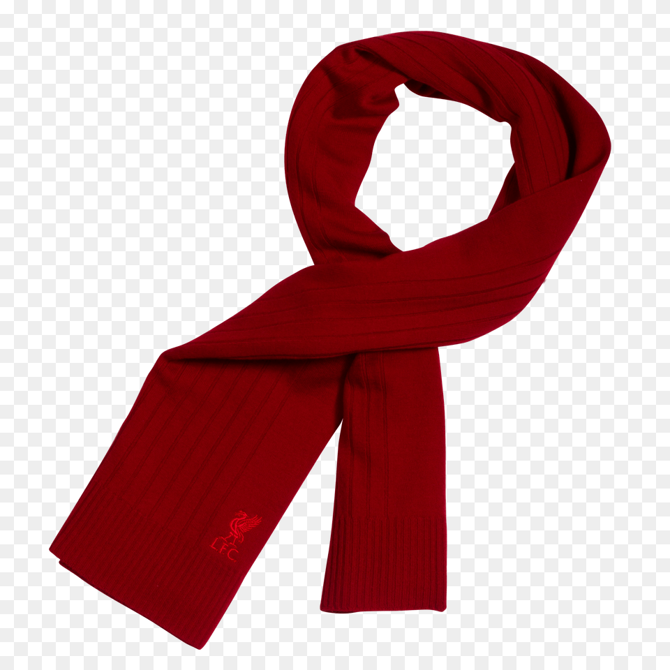 Red Liverpool Scarf, Clothing, Stole, Coat Free Png