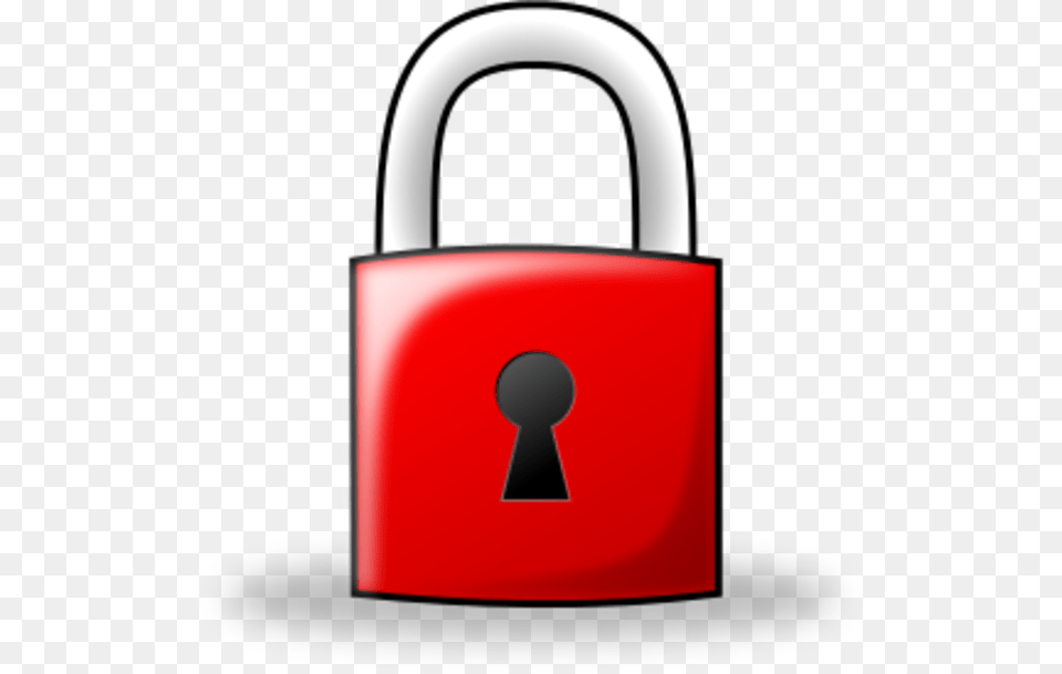 Red Lock Clipart Free Transparent Png