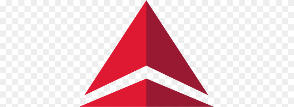 Red Logo Arrow Best Us Airline Company And Logo, Triangle Free Png