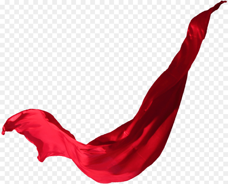 Red Long Cloth Download Red Cloth Flying, Silk, Plant, Flower, Petal Png