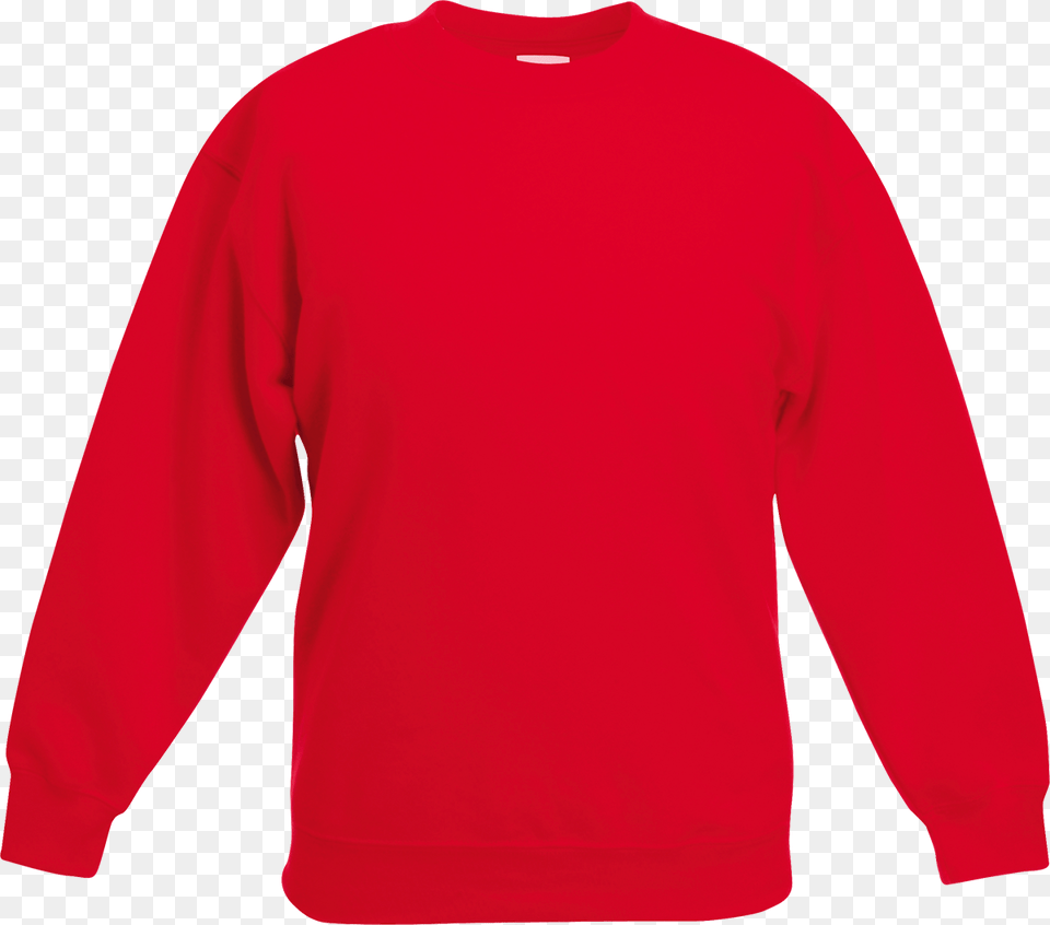 Red Long Sleeve Shirt Front And Back Red Long Sleeve Shirt Front And Back, Sweatshirt, Clothing, Knitwear, Long Sleeve Free Transparent Png
