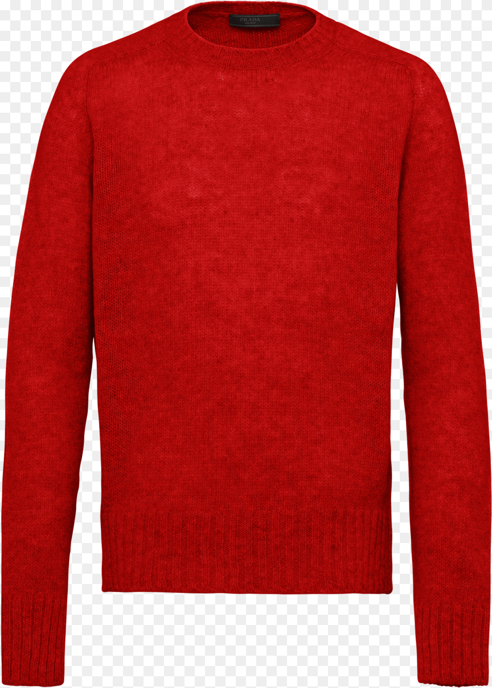 Red Long Sleeved T Shirt, Clothing, Knitwear, Sweater, Sweatshirt Png