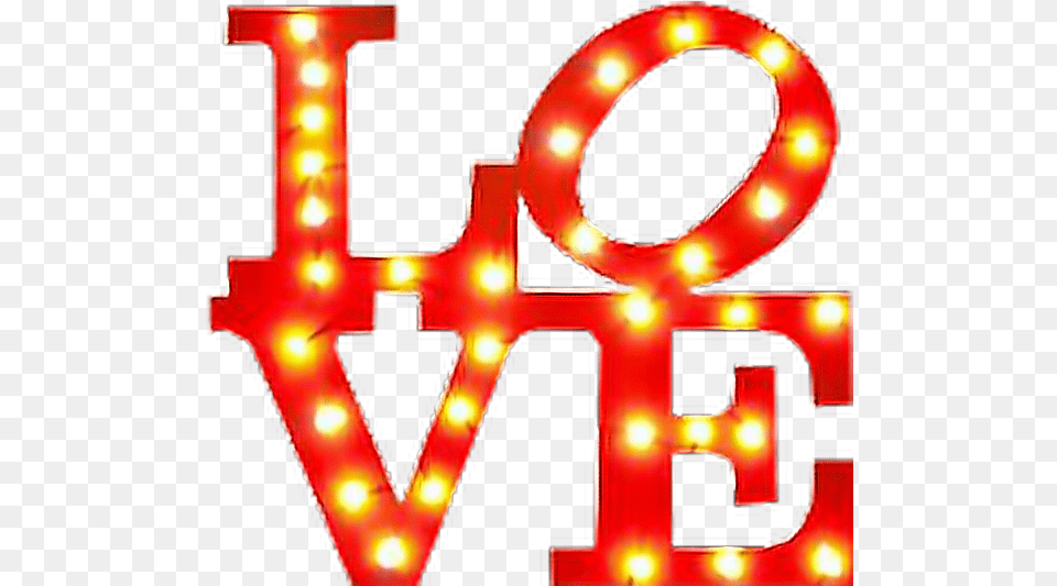 Red Love Lights Sign Marquee Textstickers Word Vintage Diy Light Up Canvas Art, Lighting, Text, Symbol Free Png