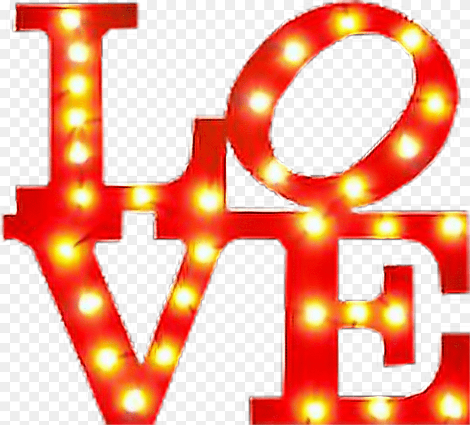 Red Love Sign Textstickers Ukrashenie Na Den Svyatogo Valentina Svoimi Rukami, Lighting, Light, Text, Symbol Png