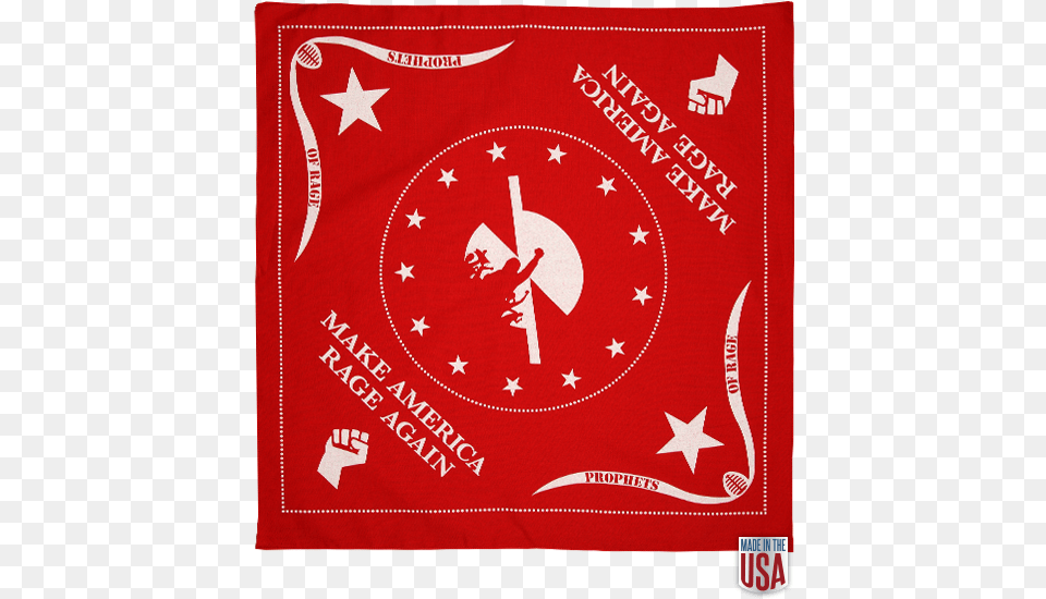 Red Make America Rage Again Bandana Star Printed Nylon Fabric, Accessories, Flag, Headband Free Transparent Png