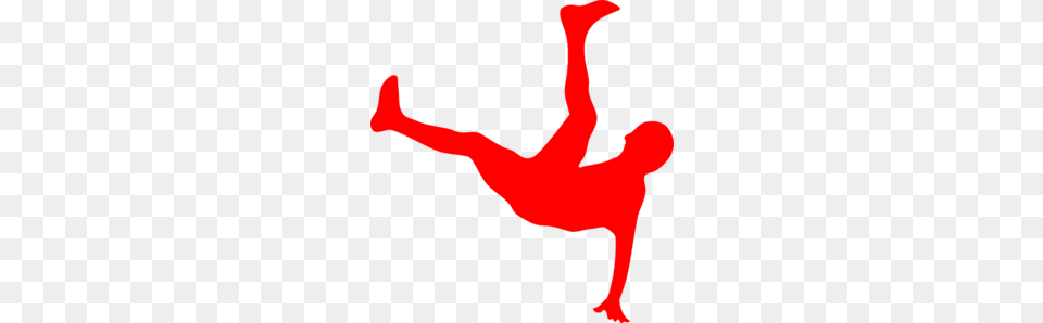 Red Man Falling Clip Art, Dancing, Leisure Activities, Person Png Image