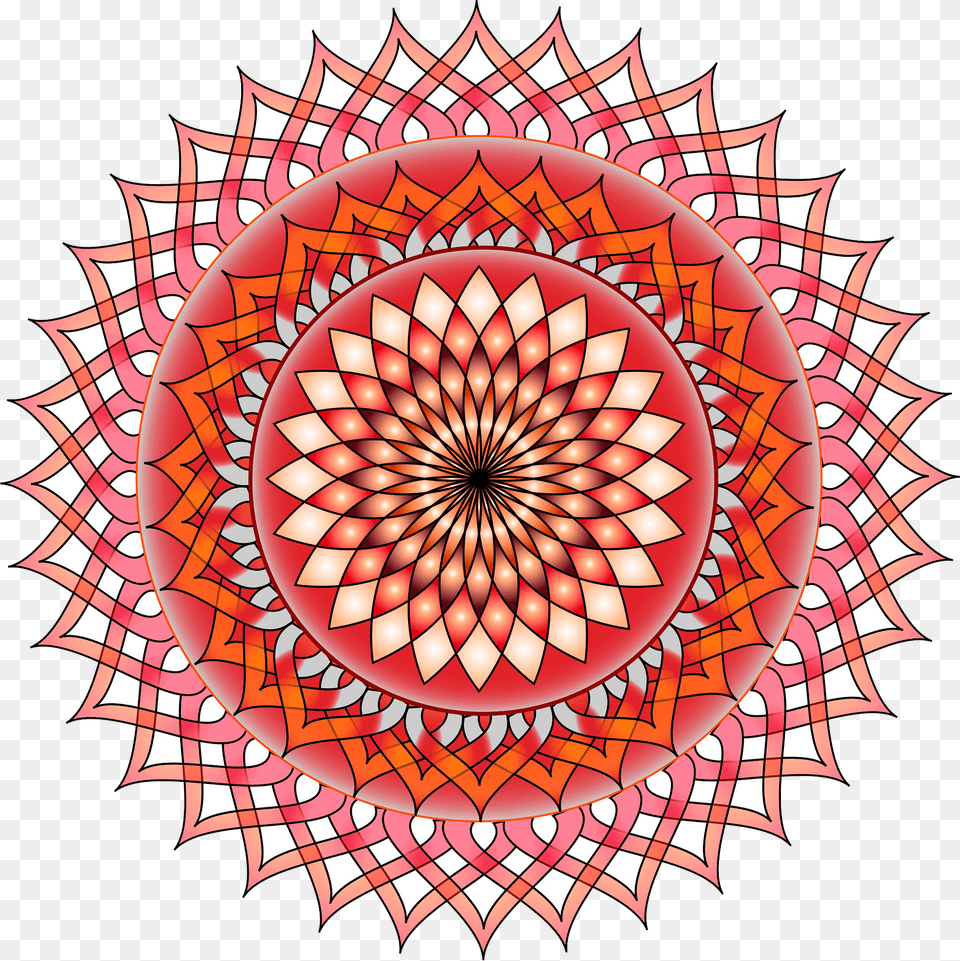 Red Mandala Clipart, Pattern, Art, Accessories, Fractal Free Transparent Png