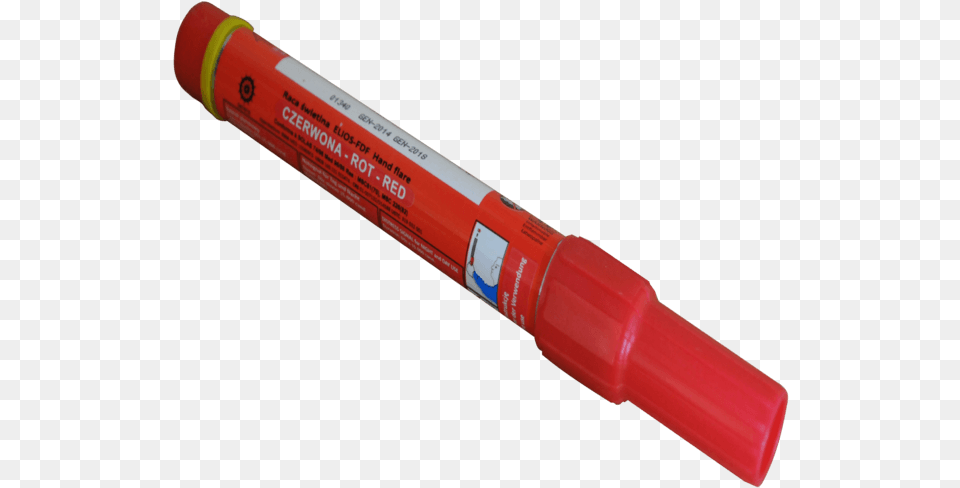 Red Marine Flare 60 Sek Ins Fireworks Cylinder, Marker, Dynamite, Weapon Png