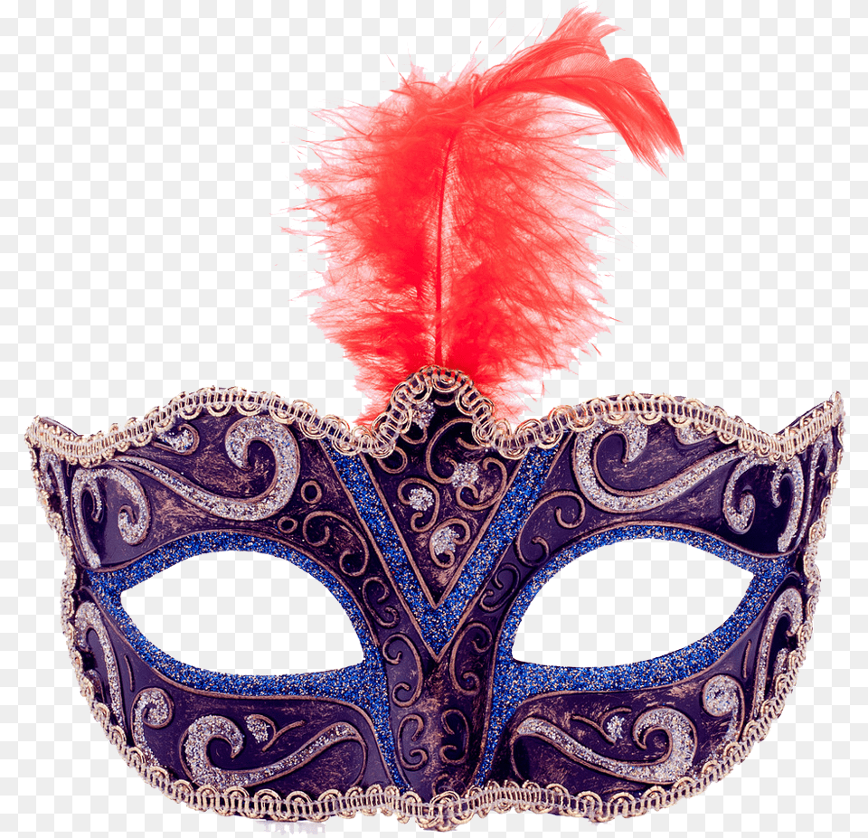 Red Masquerade Picture Black And Carnival, Crowd, Person, Mask, Parade Png