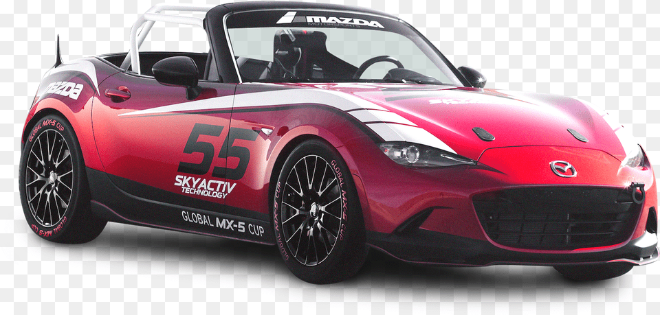 Red Mazda Mx 5 Cup Car Mx5 Cup, Vehicle, Transportation, Wheel, Machine Png Image