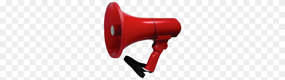 Red Megaphone, Appliance, Blow Dryer, Device, Electrical Device Free Png