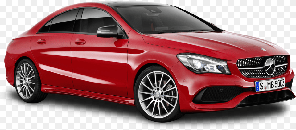 Red Mercedes Benz Cla Car Image Mercedes Cla Price In India, Wheel, Vehicle, Transportation, Machine Free Png