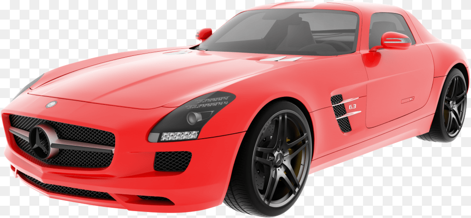 Red Mercedes Mercedes Benz, Car, Vehicle, Coupe, Transportation Free Png