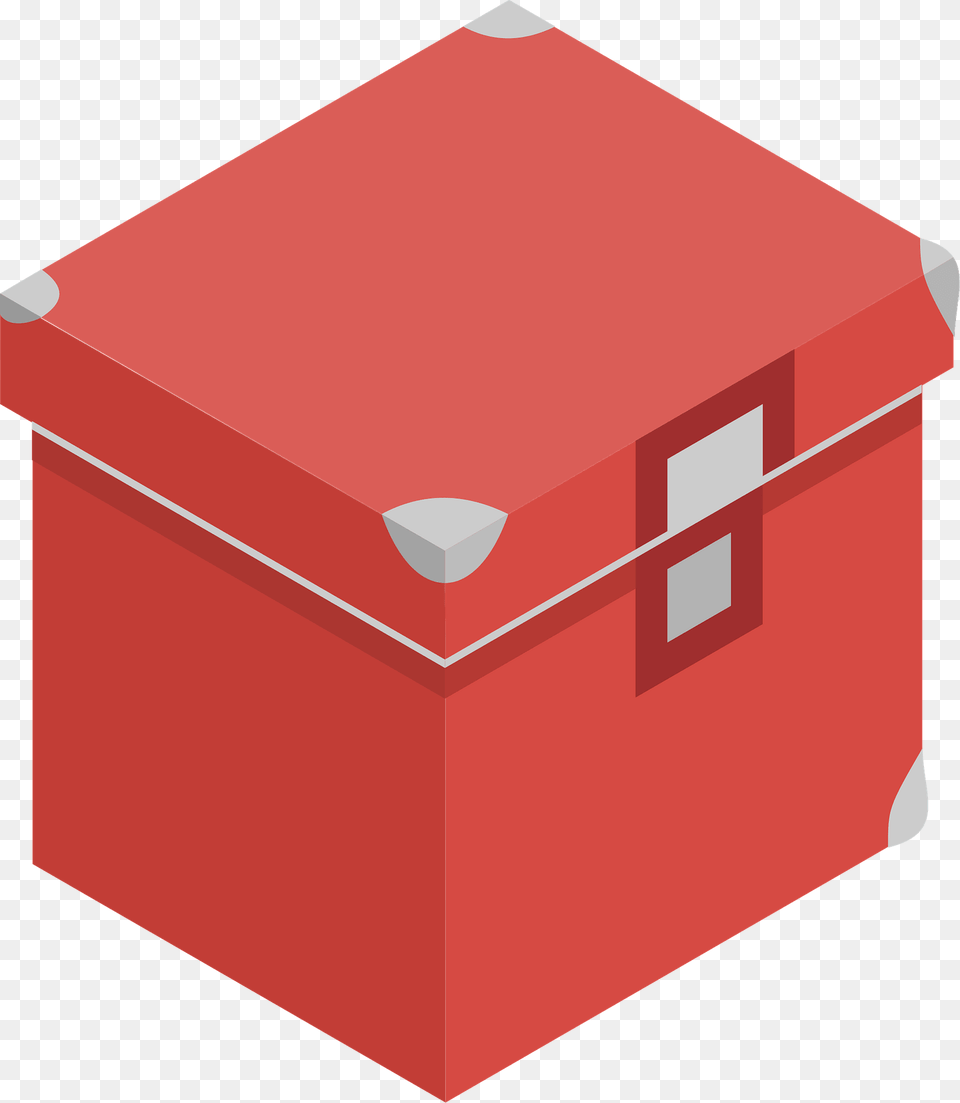 Red Metal Toolbox Clipart, Box, Mailbox Png Image
