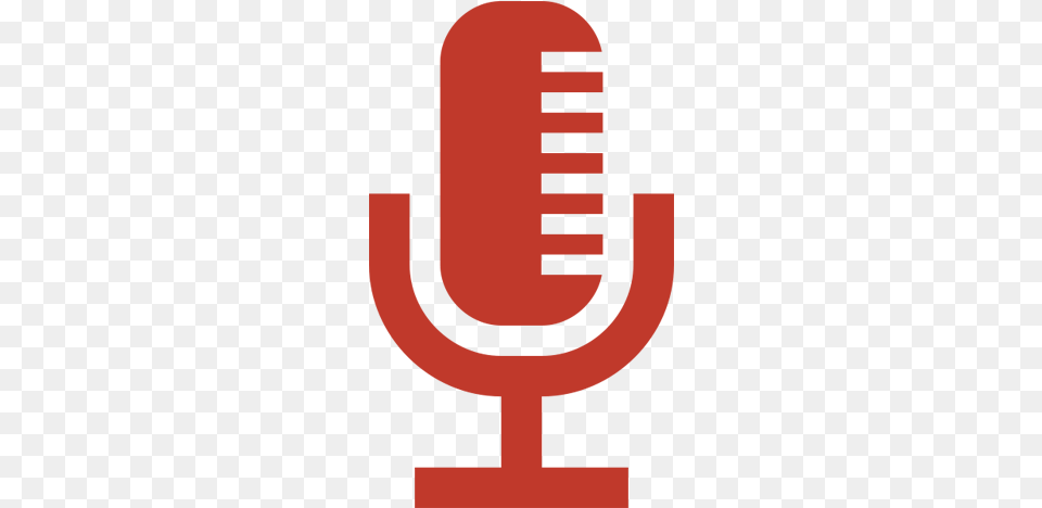 Red Mic Icon, Electrical Device, Microphone, Clothing, Hat Png Image