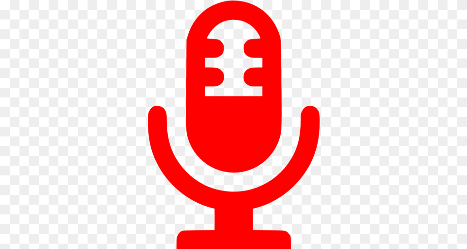 Red Microphone Icon Free Red Microphone Icons Microphone Icon White, Electronics, Food, Ketchup Png Image