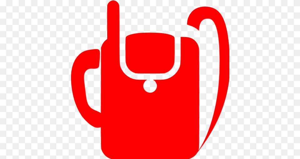 Red Military Backpack Radio Icon Red Radio Icons Serveware, Pottery, Cup, Pot, Cookware Free Png