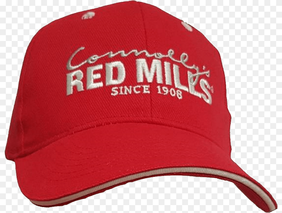 Red Mills Cap, Baseball Cap, Clothing, Hat Free Transparent Png
