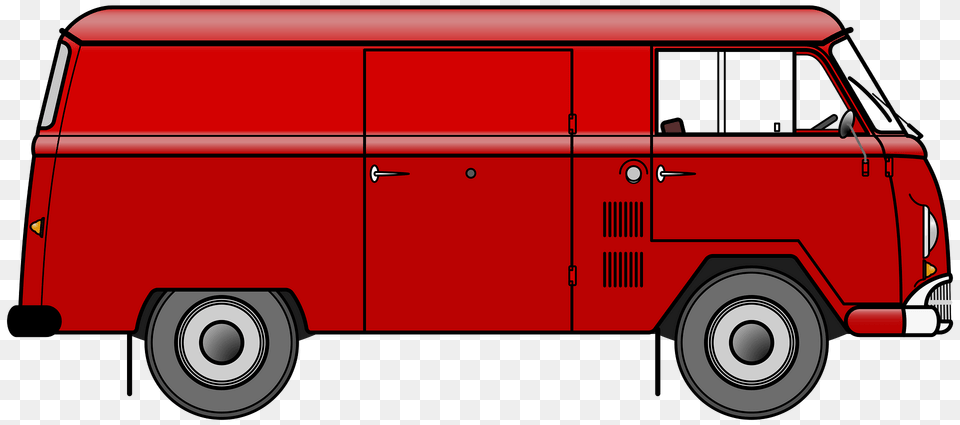 Red Minibus Clipart, Caravan, Transportation, Van, Vehicle Free Png