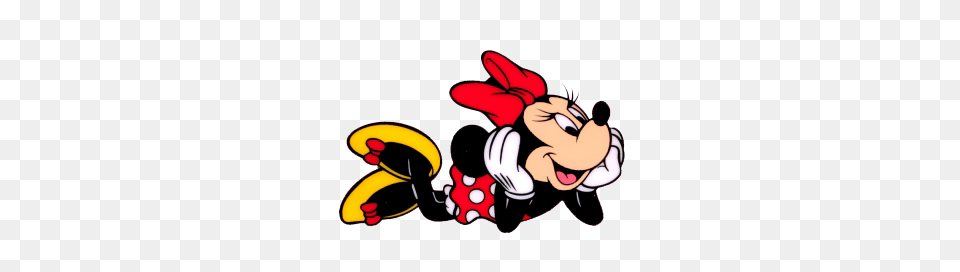 Red Minnie Mouse De Minnie Mouse De Disney Gratis, Cartoon, Baby, Person, Banana Png