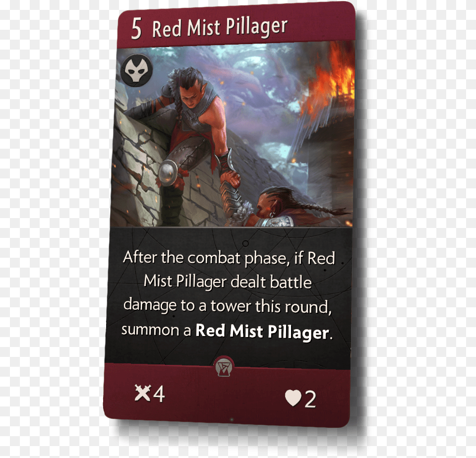Red Mist Pillager, Book, Publication, Adult, Male Free Png
