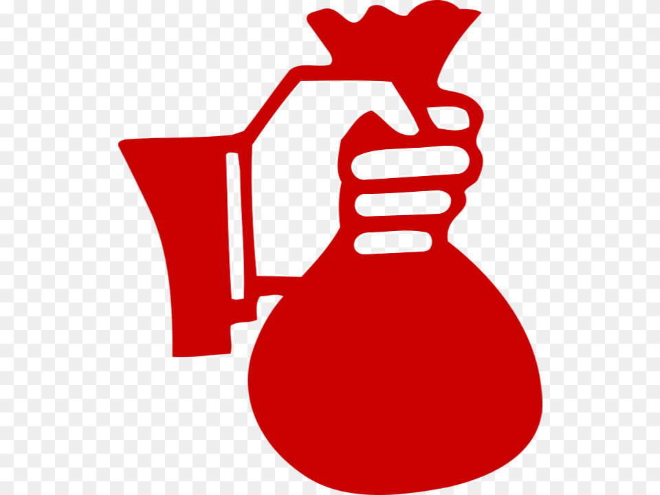 Red Money Bag Clipart La Corrupcion, Person Png Image