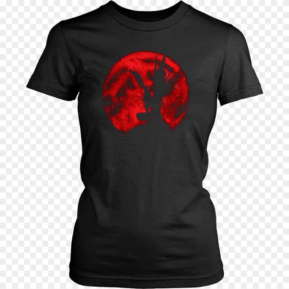 Red Moon Ryuk T Shirt Stomp My Flag I Ll Eat Your Ass, Clothing, T-shirt Free Png