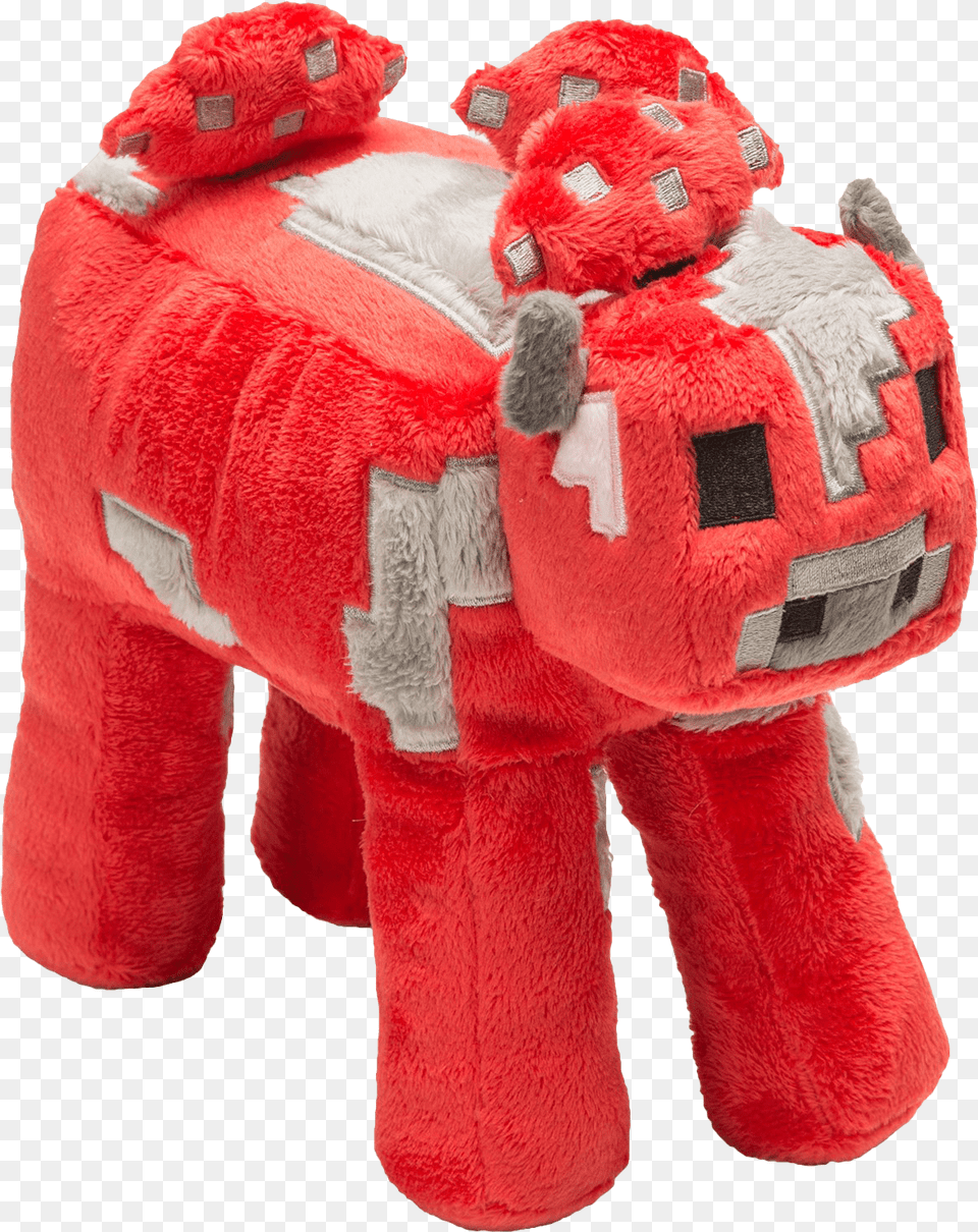 Red Mooshroom Cow Plush Minecraft Plush Mooshroom, Toy Free Png