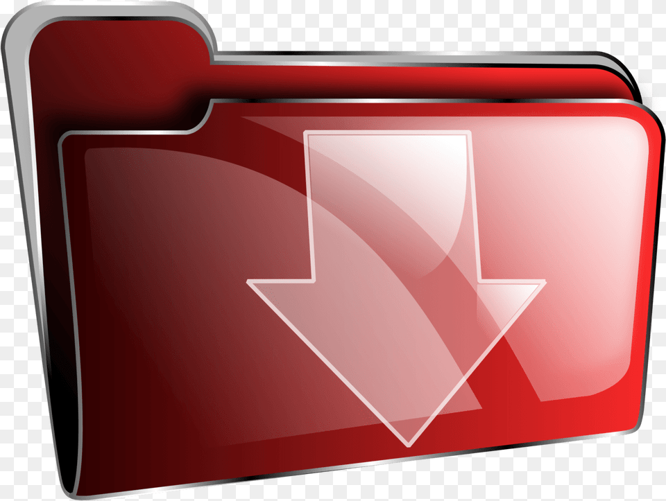 Red Music Folder Icon Png