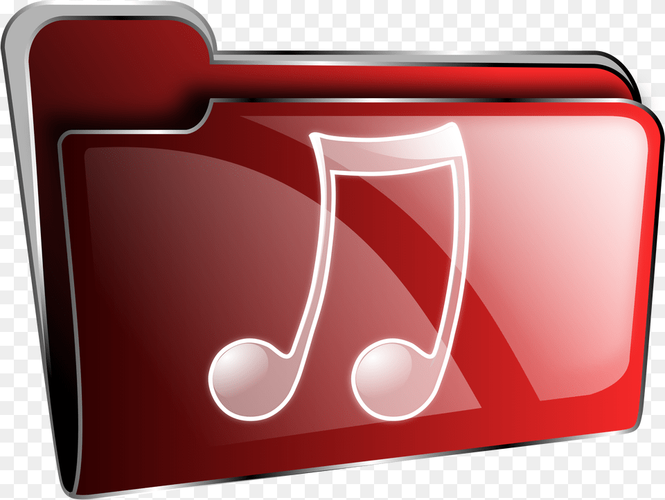 Red Music Folder Icon, Bag, Accessories, Handbag, First Aid Free Transparent Png