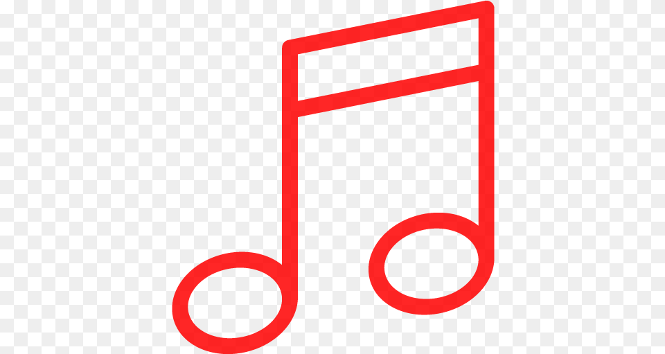 Red Music Note 2 Icon Red Music Note Icons Music Note Icon Transparent, Dynamite, Weapon Free Png