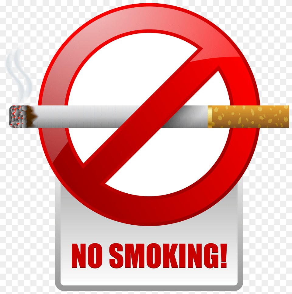 Red No Smoking Warning Sign Clipart Warren Street Tube Station, Symbol, Dynamite, Weapon, Road Sign Free Png