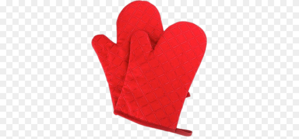 Red Non Slip Oven Mitts, Clothing, Glove Png