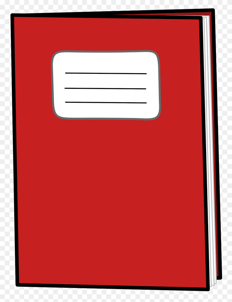 Red Notebook Clipart, Mailbox, Envelope, Mail Free Transparent Png