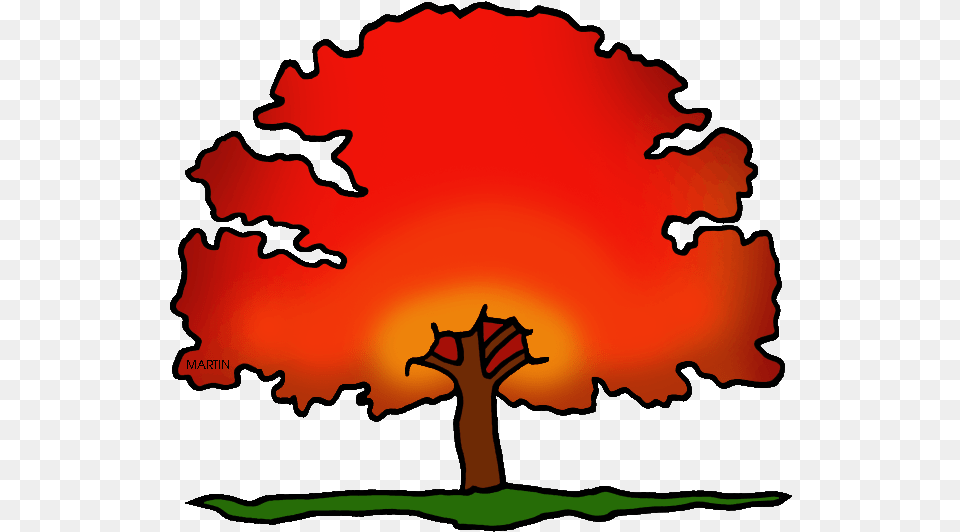 Red Oak Tree Clip Art, Nature, Outdoors, Sky Png Image